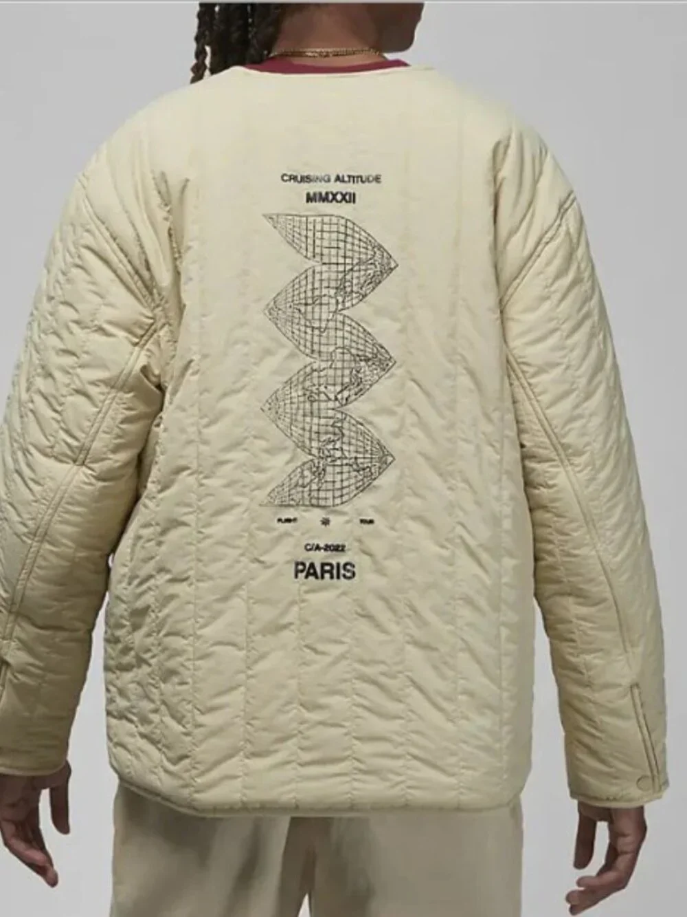 Nike Air Jordan Flight Heritage Liner Reversible Jacket DX4349-680 Men’s size XL